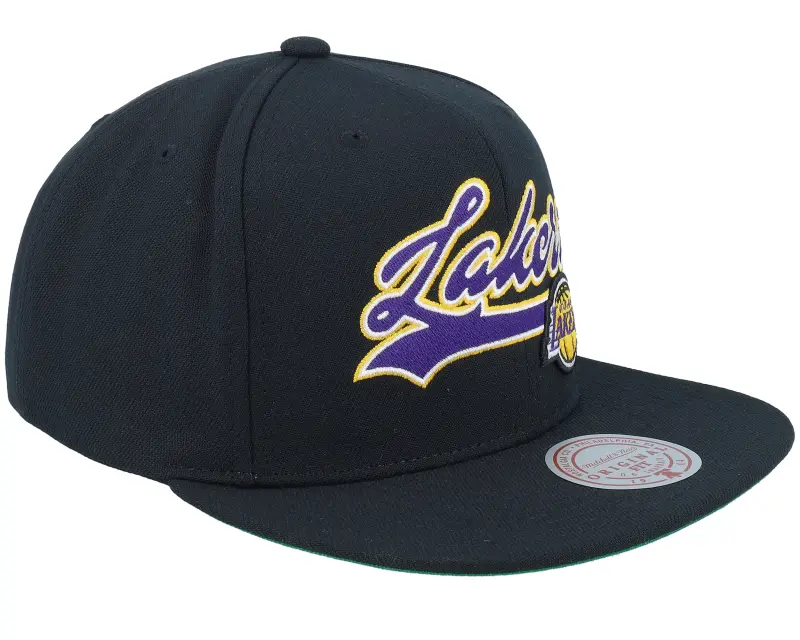 Mitchell & Ness Los Angeles Lakers Oversweep Black Snapback online