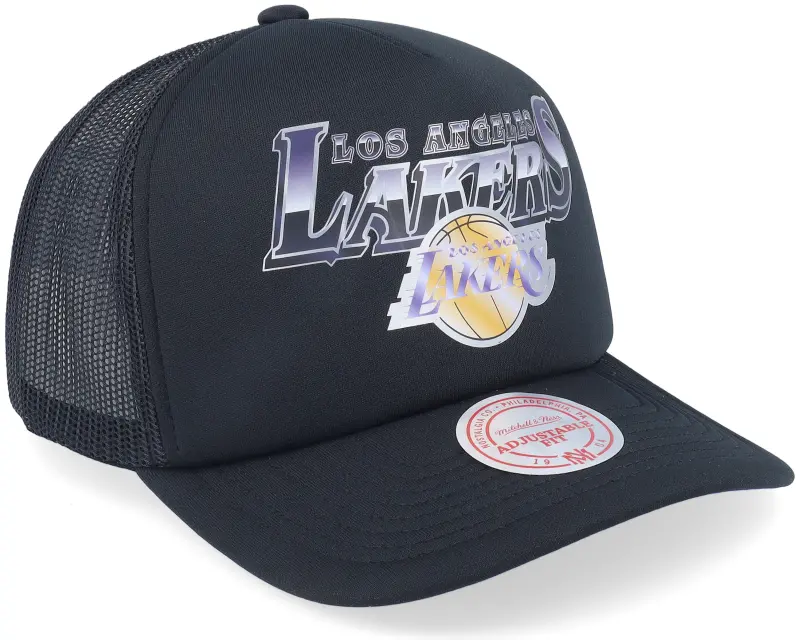 Mitchell & Ness Los Angeles Lakers Rock On Black Trucker online