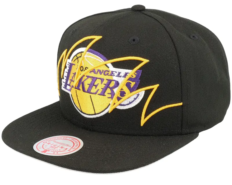 Mitchell & Ness Los Angeles Lakers Shark Bite Black Snapback online