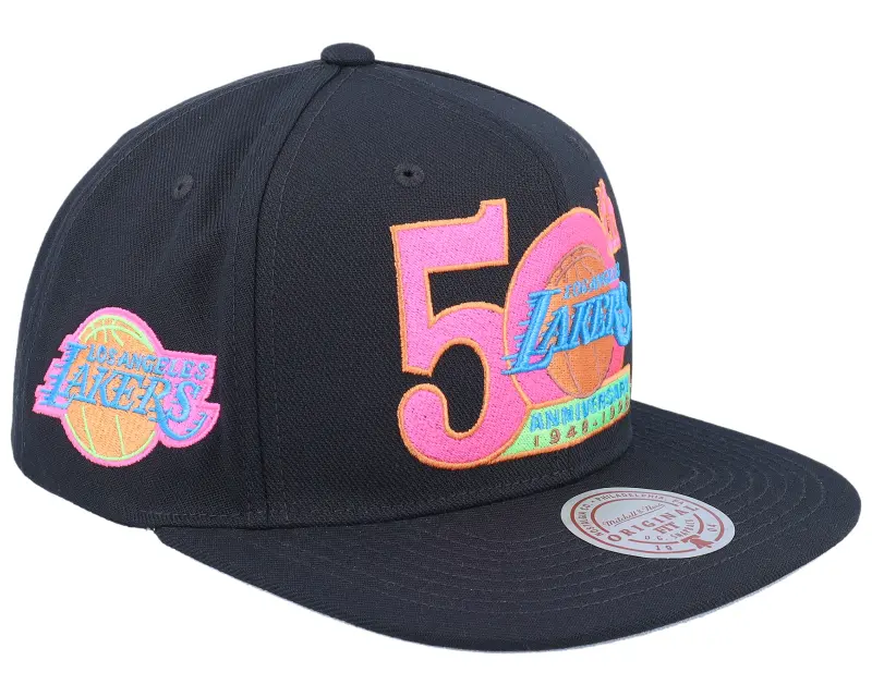 Mitchell & Ness Los Angeles Lakers Summer Nights Black Snapback online