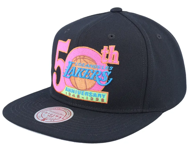 Mitchell & Ness Los Angeles Lakers Summer Nights Black Snapback online