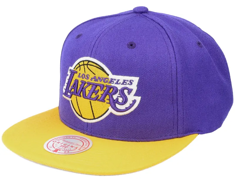 Mitchell & Ness Los Angeles Lakers Team 2 Tone 2.0 Purple/Yellow Snapback online