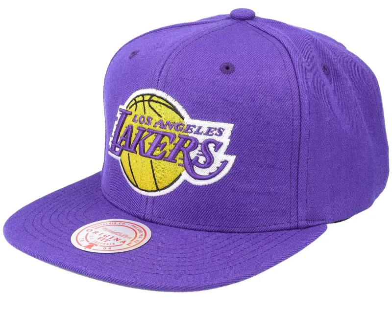 Mitchell & Ness Los Angeles Lakers Team Ground 2.0 Purple Snapback online