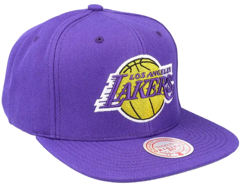 Mitchell & Ness Los Angeles Lakers Team Ground 2.0 Purple Snapback online