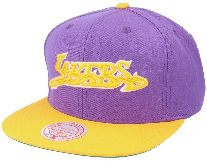 Mitchell & Ness Los Angeles Lakers Warp Down Hwc Purple/Gold Snapback online