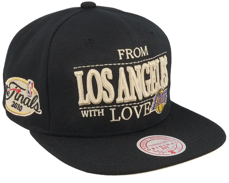 Mitchell & Ness Los Angeles Lakers With Love Black Snapback online