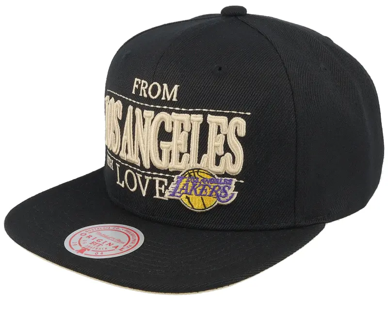 Mitchell & Ness Los Angeles Lakers With Love Black Snapback online