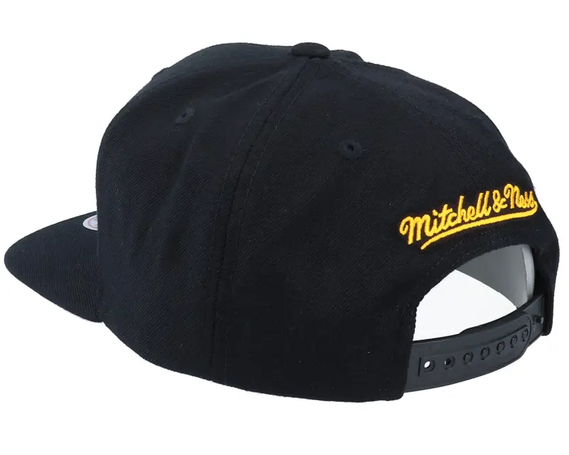 Mitchell & Ness Los Angeles Lakers Wool Solid Black Snapback online