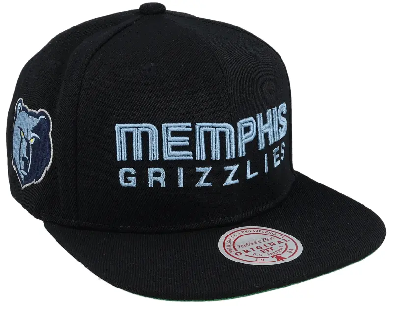 Mitchell & Ness Memphis Grizzlies Triple Play Black Snapback online
