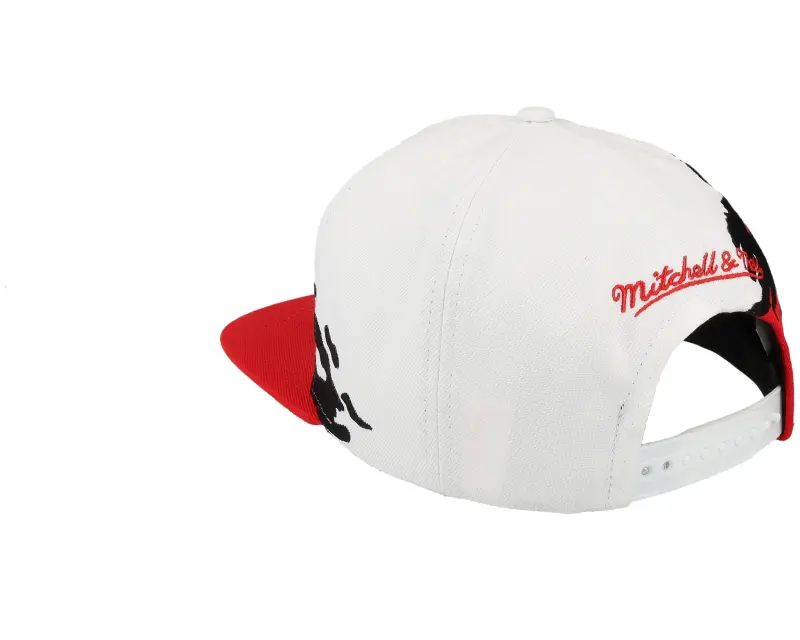 Mitchell & Ness Miami Heat Paintbrush White/Red Snapback online