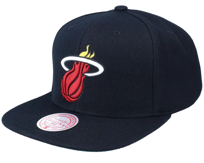 Mitchell & Ness Miami Heat Top Spot Black Snapback online