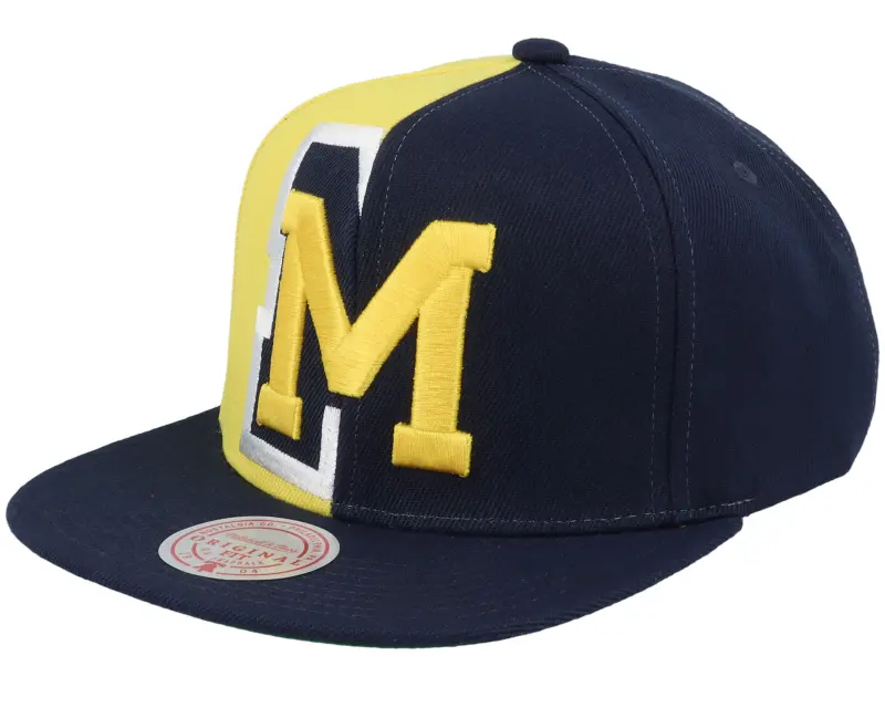 Mitchell & Ness Michigan Wolverines Retroline Navy Snapback online