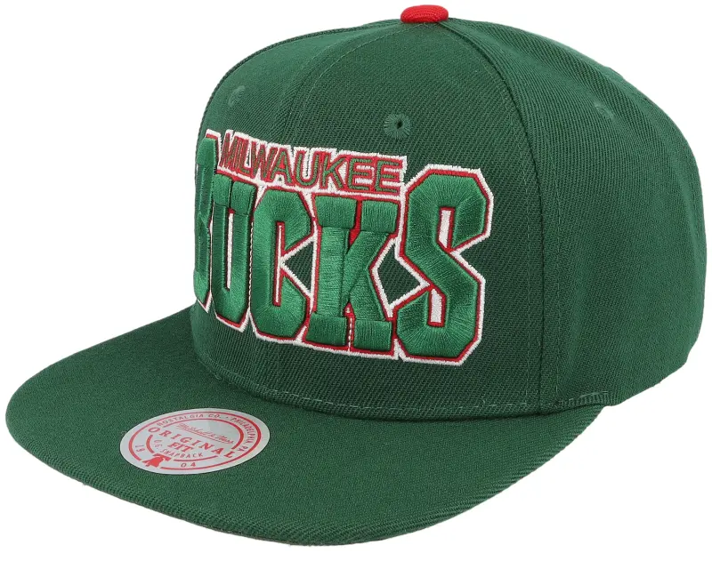 Mitchell & Ness Milwaukee Bucks 13 Draft Hwc Green Snapback online