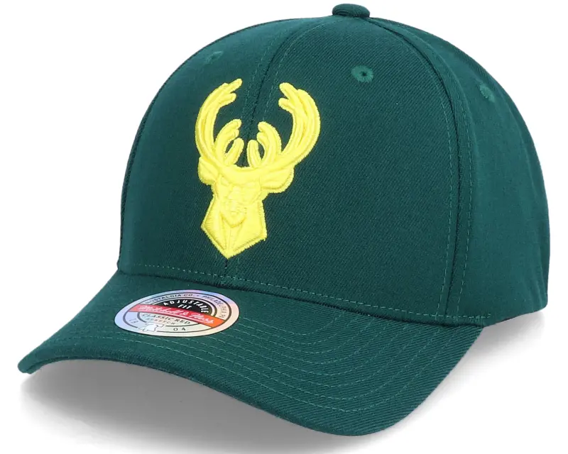 Mitchell & Ness Milwaukee Bucks Green Dream Dark Green Adjustable online