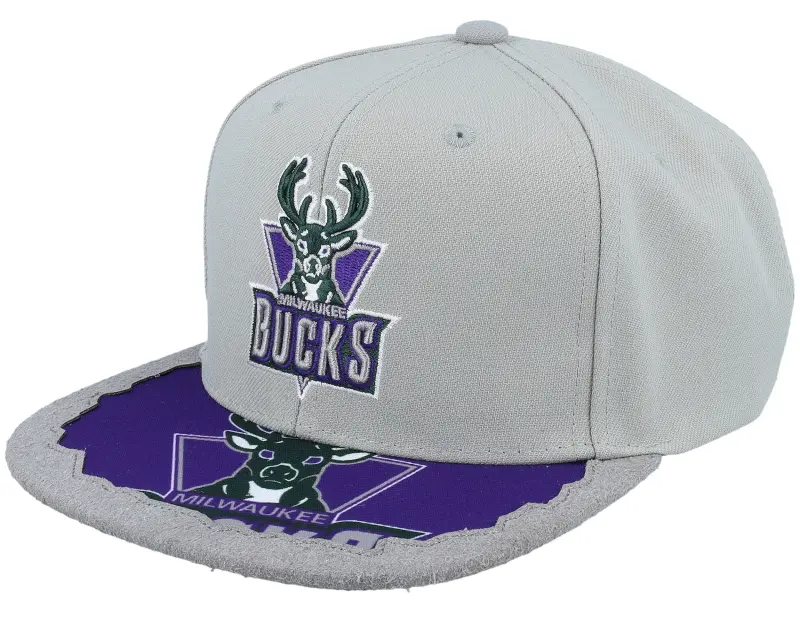 Mitchell & Ness Milwaukee Bucks Munch Time Hwc Grey Snapback online