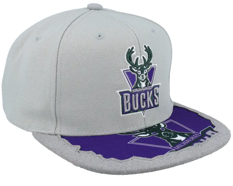 Mitchell & Ness Milwaukee Bucks Munch Time Hwc Grey Snapback online