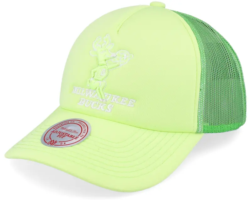 Mitchell & Ness Milwaukee Bucks Nba Pastel Green Trucker online