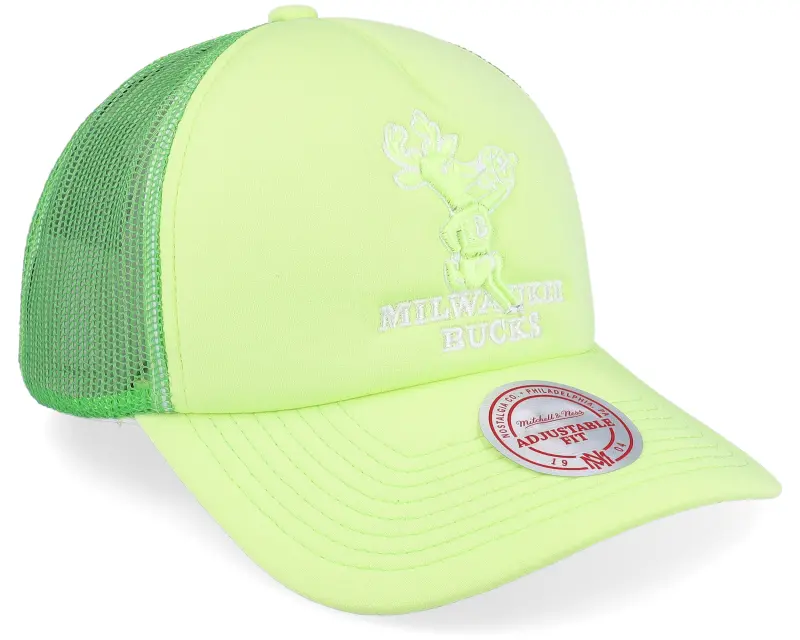 Mitchell & Ness Milwaukee Bucks Nba Pastel Green Trucker online