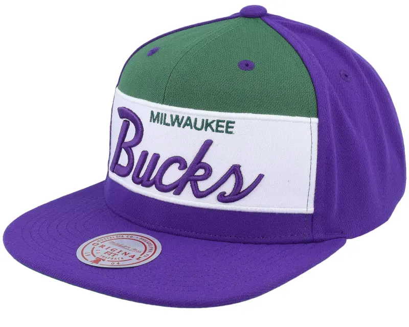 Mitchell & Ness Milwaukee Bucks Retro Sport Hwc Purple Snapback online