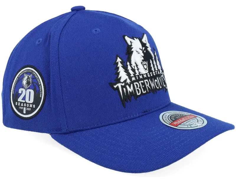 Mitchell & Ness Minnesota Timberwolves Coldwal Classic Red Blue A-Frame Adjustable online