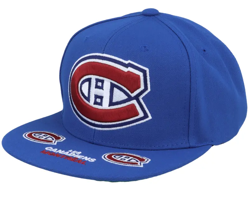 Mitchell & Ness Montreal Canadiens Vintage Hat Trick Blue Snapback online