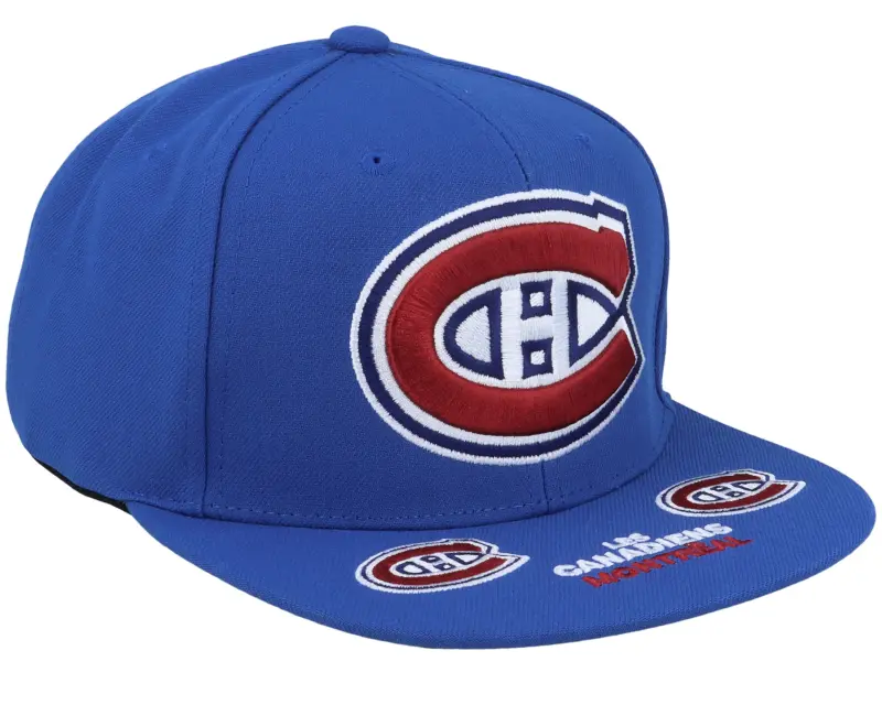 Mitchell & Ness Montreal Canadiens Vintage Hat Trick Blue Snapback online