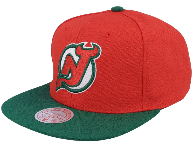 Mitchell & Ness New Jersey Devils Team 2 Tone 2.0 Red/Green Snapback online