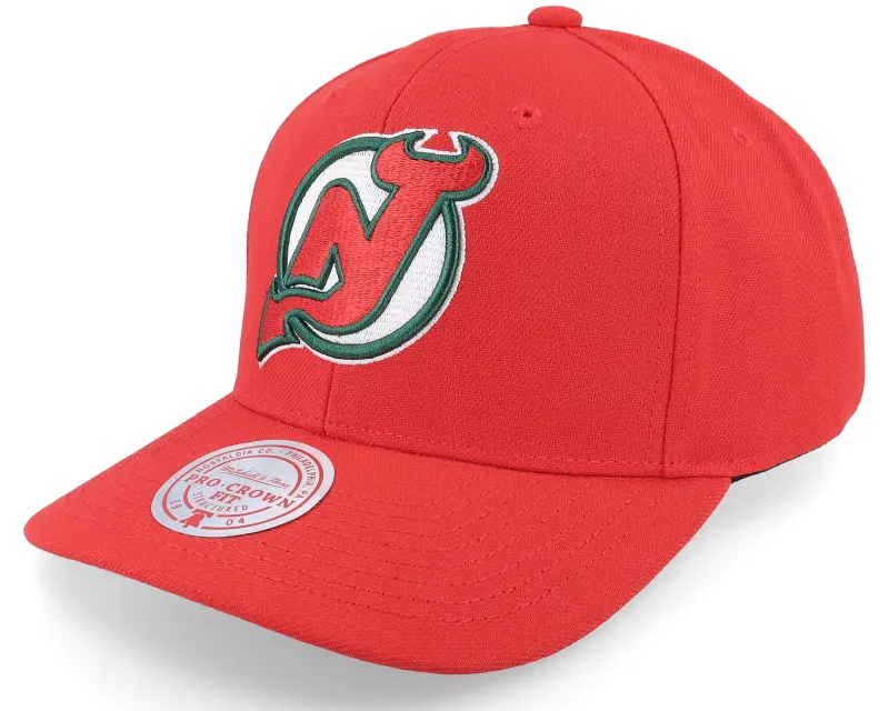 Mitchell & Ness New Jersey Devils Team Ground 2.0 Pro Red Adjustable online