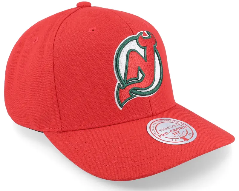 Mitchell & Ness New Jersey Devils Team Ground 2.0 Pro Red Adjustable online