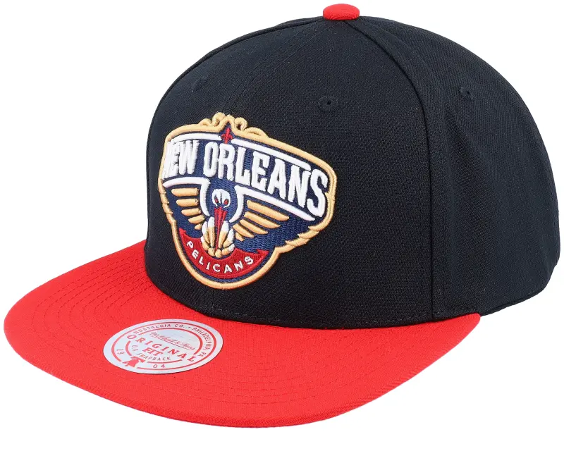 Mitchell & Ness New Orleans Pelicans Core Basic Black/Red Snapback online