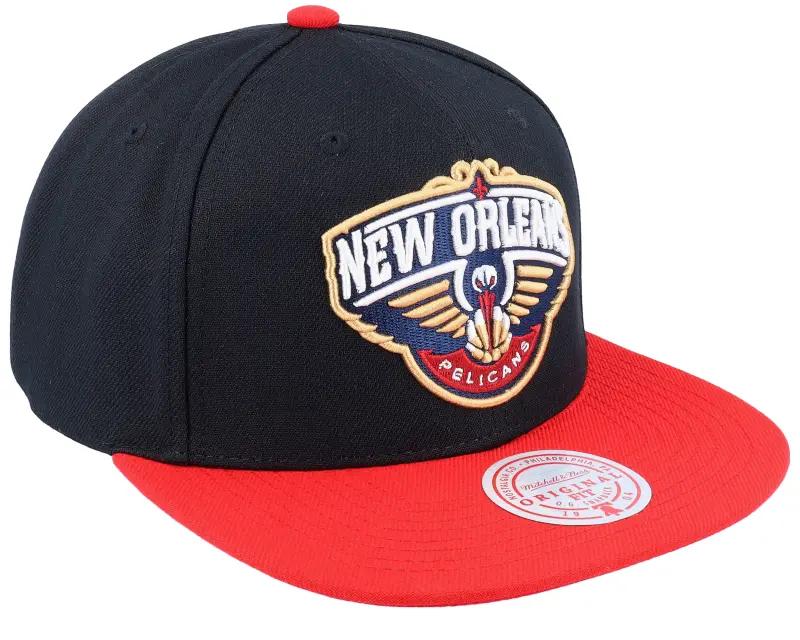 Mitchell & Ness New Orleans Pelicans Core Basic Black/Red Snapback online