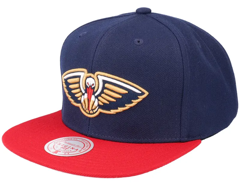 Mitchell & Ness New Orleans Pelicans Team 2 Tone 2.0 Navy/Red Snapback online