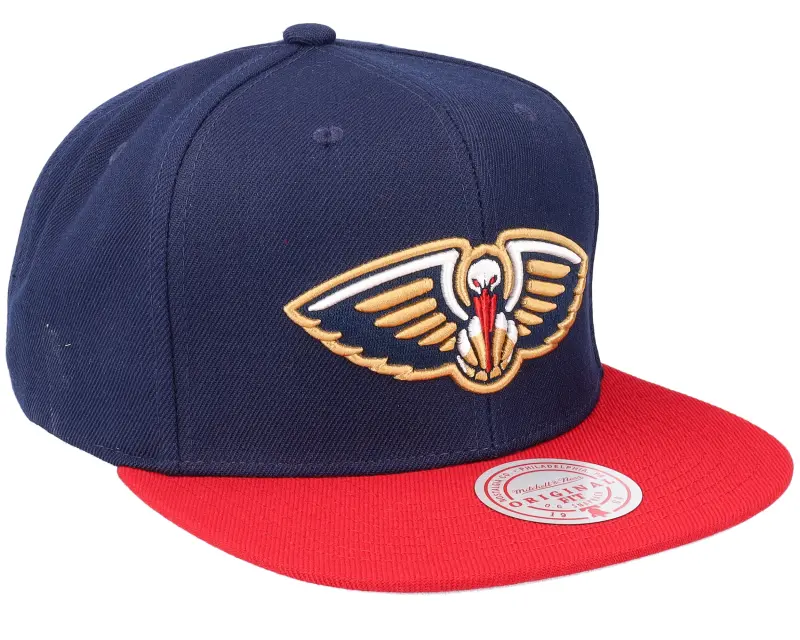 Mitchell & Ness New Orleans Pelicans Team 2 Tone 2.0 Navy/Red Snapback online