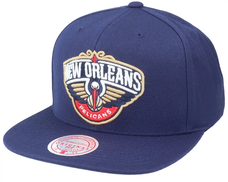Mitchell & Ness New Orleans Pelicans Team Ground Navy Snapback online
