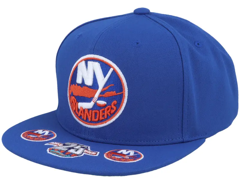 Mitchell & Ness New York Islanders Vintage Hat Trick Blue Snapback online