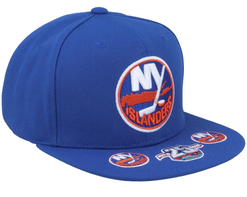 Mitchell & Ness New York Islanders Vintage Hat Trick Blue Snapback online