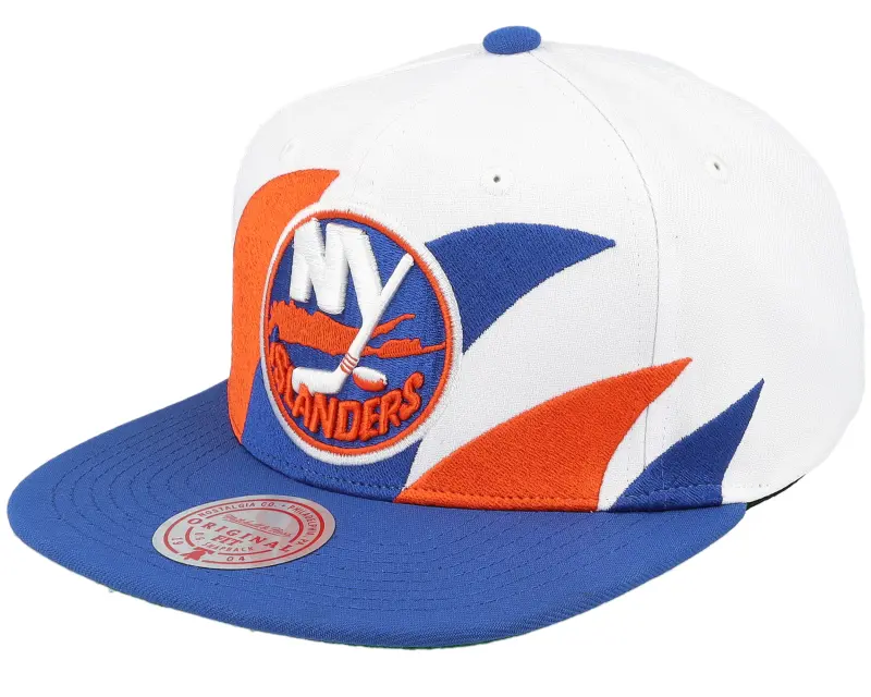 Mitchell & Ness New York Islanders Vintage Sharktooth White/Blue Snapback online