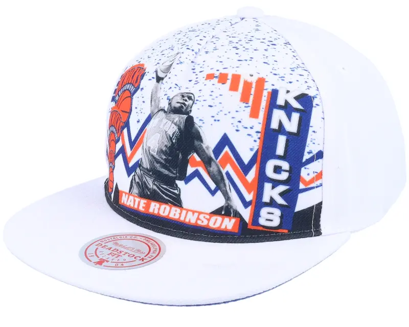 Mitchell & Ness New York Knicks 90’s Playa John Starks White Snapback online