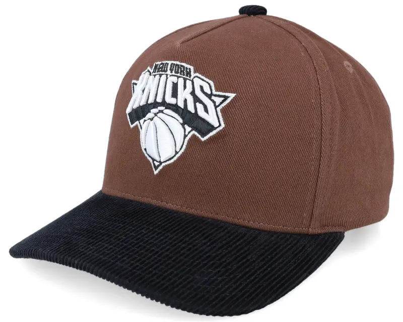 Mitchell & Ness New York Knicks Brown Black Pink Brown A-frame Adjustable online