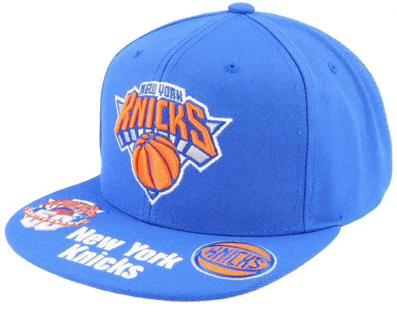 Mitchell & Ness New York Knicks Front Face Blue Snapback online