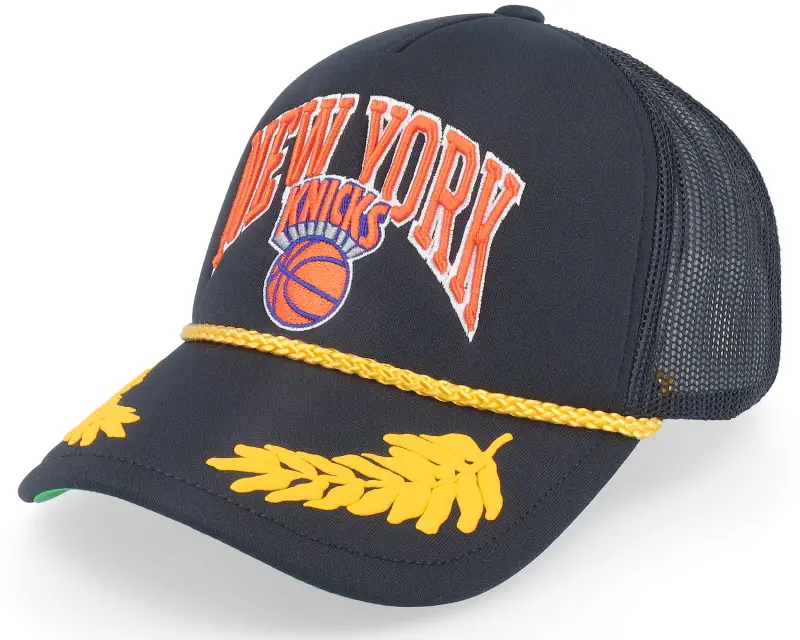 Mitchell & Ness New York Knicks Gold Leaf Hwc Black Trucker online