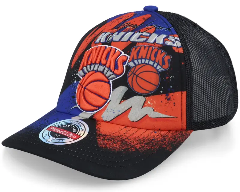 Mitchell & Ness New York Knicks Hyper Black Trucker online