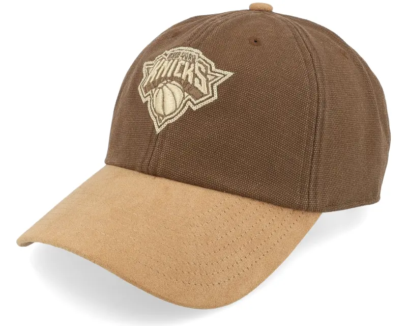 Mitchell & Ness New York Knicks Lux Chain Vintage Brown/Tan Dad Cap online