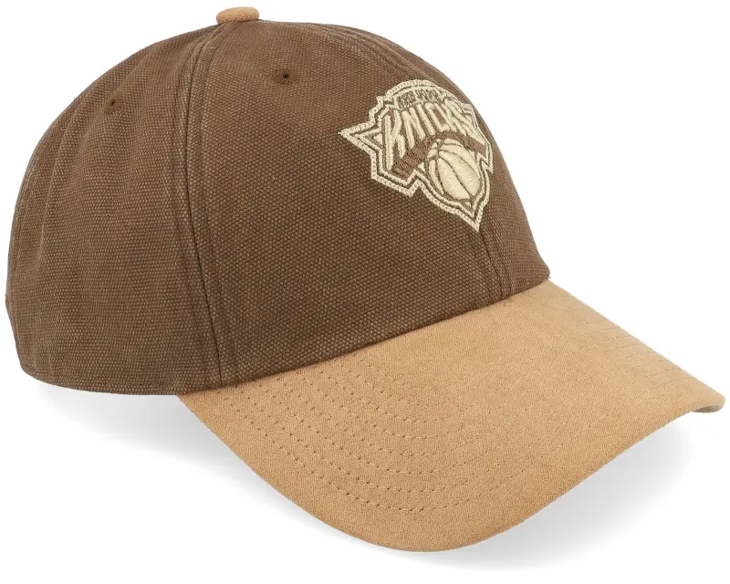 Mitchell & Ness New York Knicks Lux Chain Vintage Brown/Tan Dad Cap online