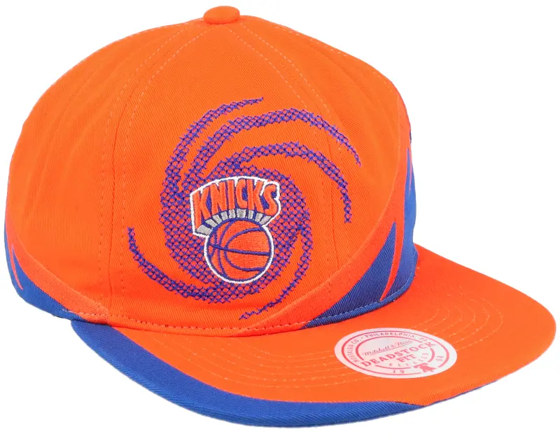 Mitchell & Ness New York Knicks Spiral Deadstock Orange Snapback online