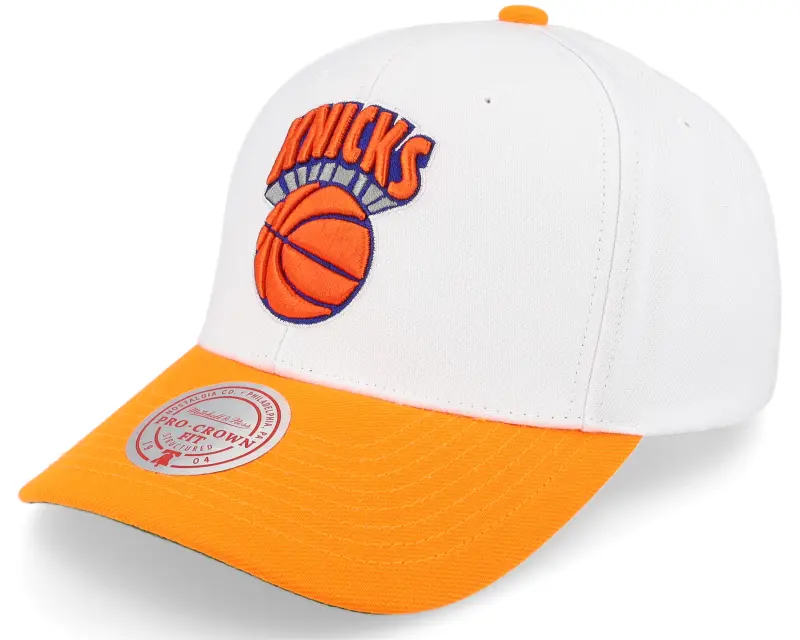 Mitchell & Ness New York Knicks Team 2 Tone 2.0 Pro White/Orange Adjustable online