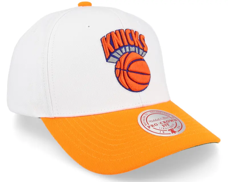 Mitchell & Ness New York Knicks Team 2 Tone 2.0 Pro White/Orange Adjustable online