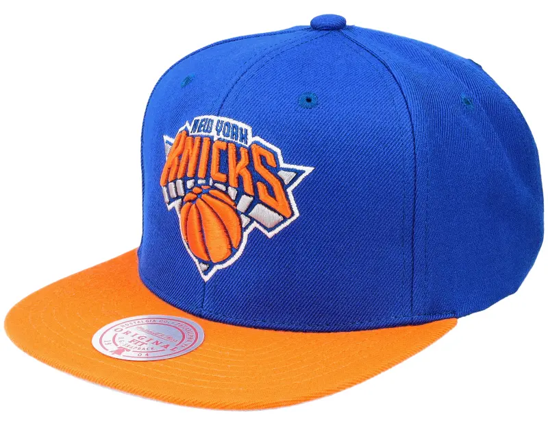 Mitchell & Ness New York Knicks Team 2 Tone 2.0 Royal/Orange Snapback online