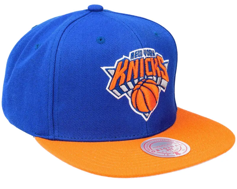 Mitchell & Ness New York Knicks Team 2 Tone 2.0 Royal/Orange Snapback online