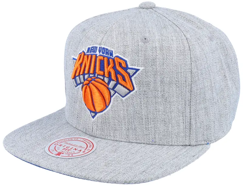 Mitchell & Ness New York Knicks Team Heather 2.0 Grey Heather Snapback online
